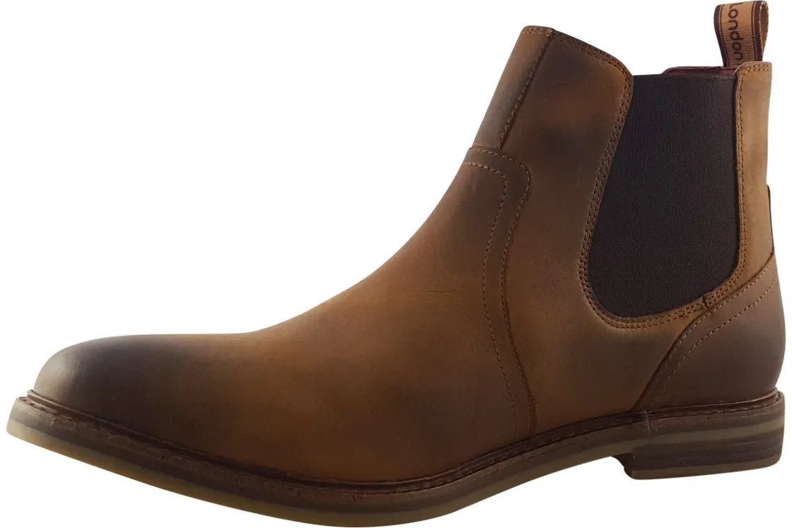 Base London Plain Toe | Mens Boots<Rampton Mens Leather Boots