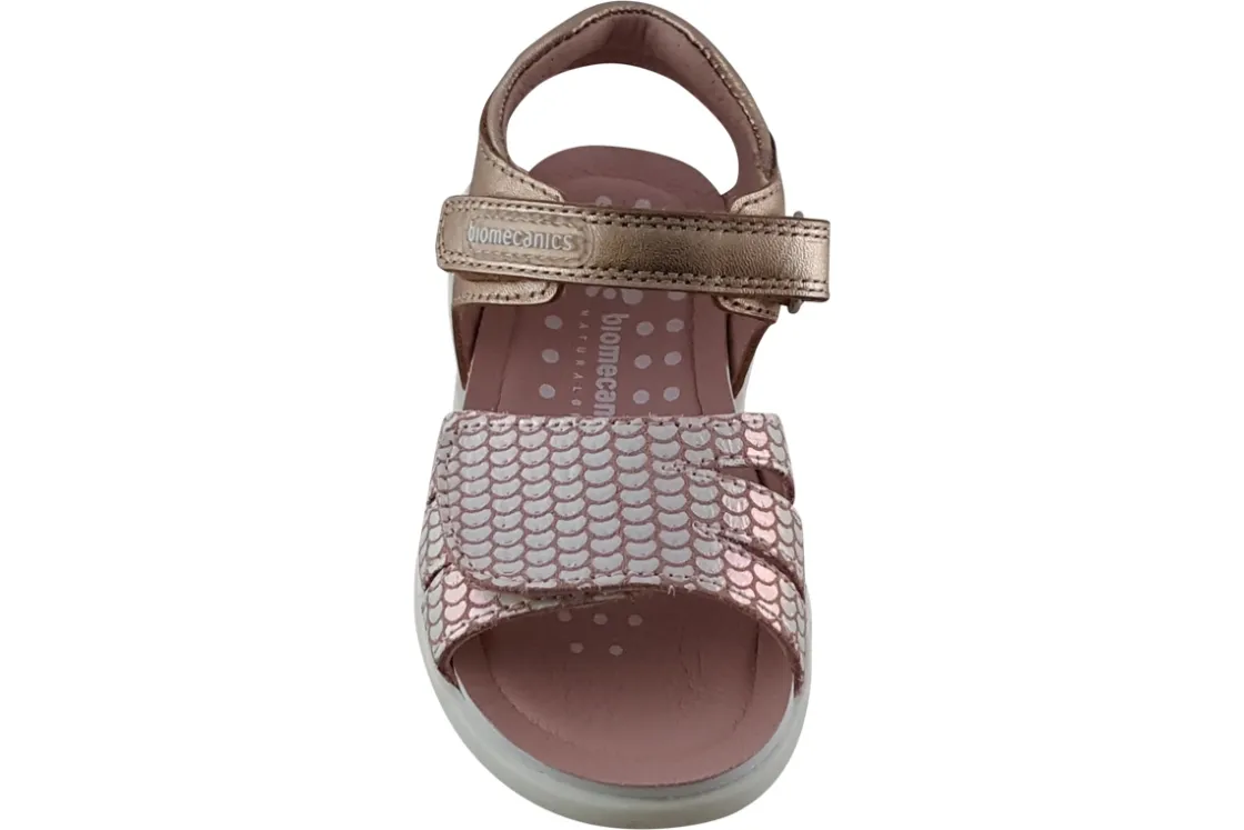 Biomecanics Velcro | Podiatrist Approved<Floella 232249A Girls Leather Sandals