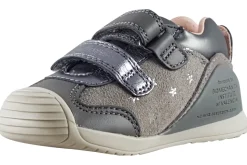 Biomecanics Velcro | Podiatrist Approved<Gracie 231113A allic Girls Leather First Shoes