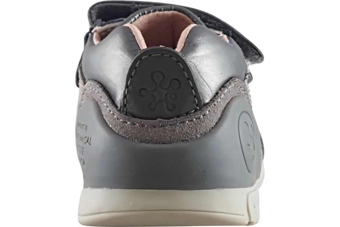 Biomecanics Velcro | Podiatrist Approved<Gracie 231113A allic Girls Leather First Shoes