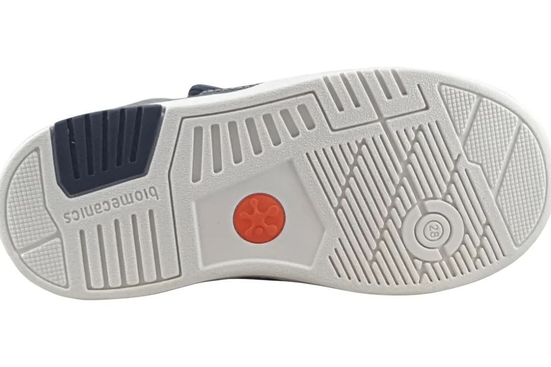 BOY Biomecanics Velcro | Podiatrist Approved<Ichabod 241234B Boys Fashion Trainers Leather Grey