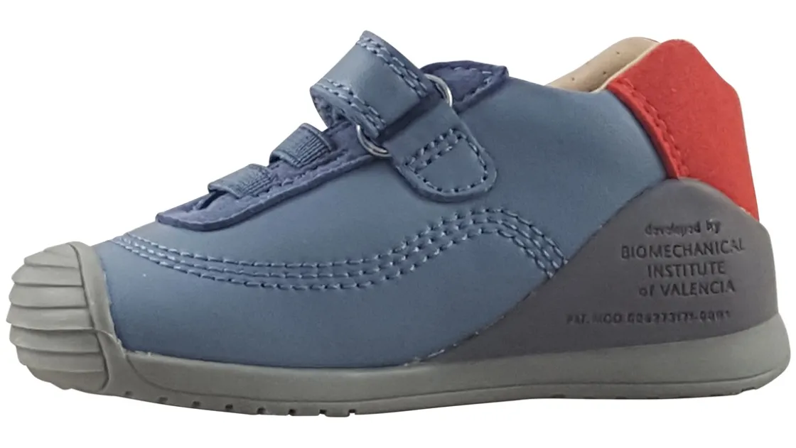 BOY Biomecanics Velcro | Podiatrist Approved<Imran 241123A Boys Leather Fashion Trainers