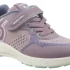 Biomecanics Velcro | Podiatrist Approved<Ivanka 241271D Girls Mauve Aqua Sports Trainers