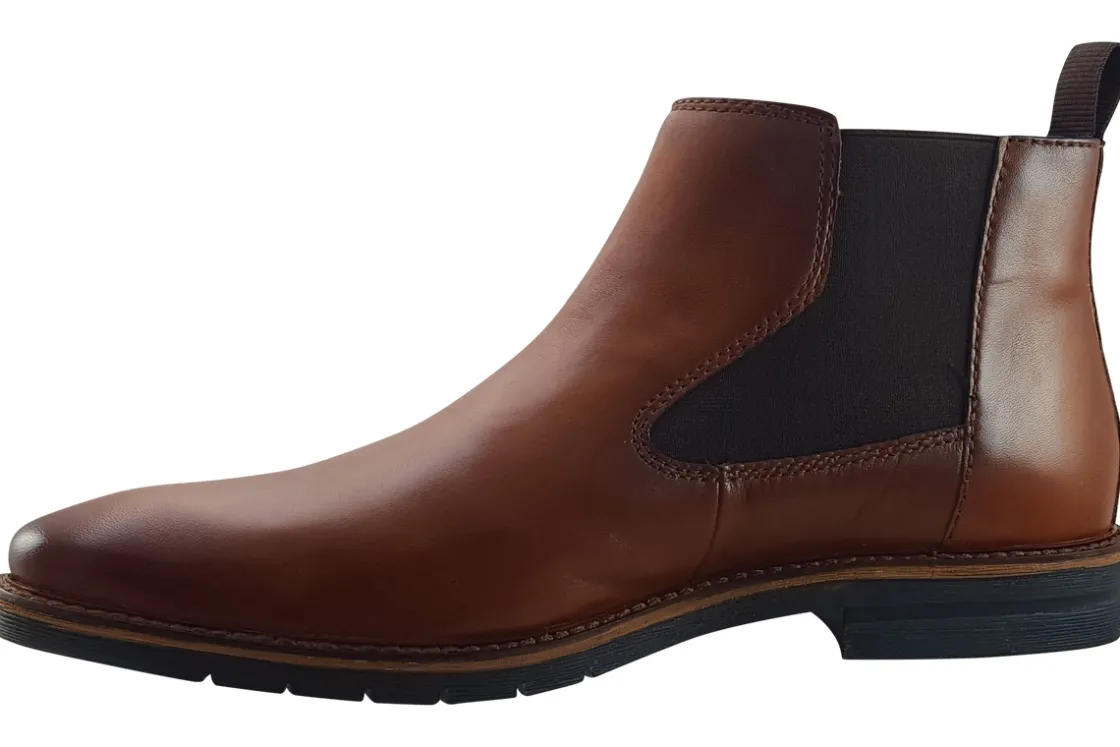 Bugatti Plain Toe | Mens Boots<Bryce 311A9E32 Mens Leather Boots