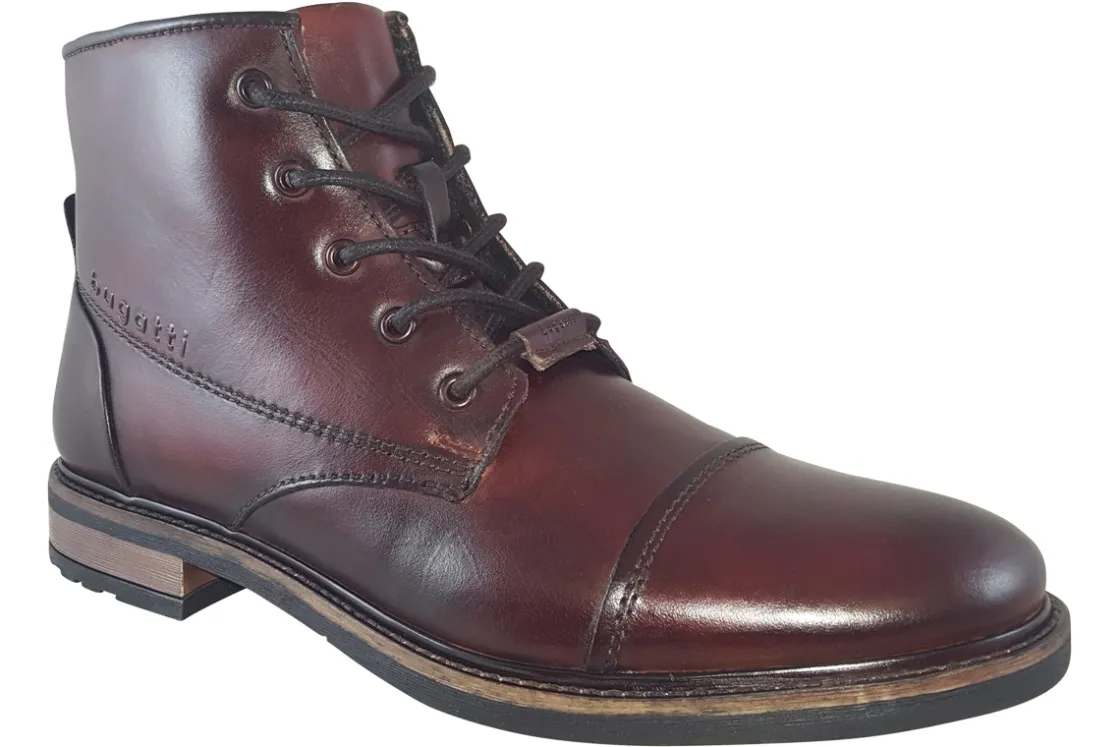 Bugatti Oxford Toe Cap | Mens Boots<Clark 331-78239 Mens Leather Boots