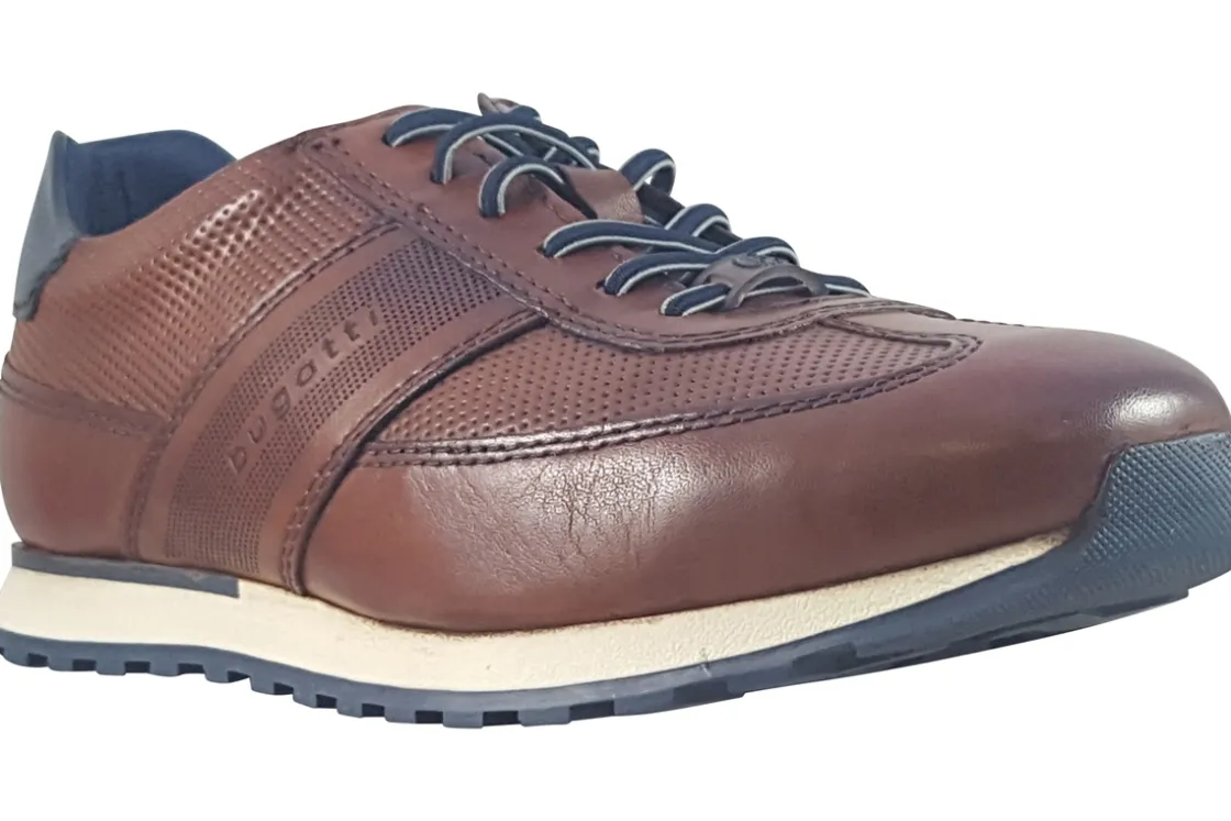 Bugatti Mens Shoes | Mens Fashion Trainers<Ivar 331ARX01 Mens Leather Fashion Trainers