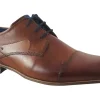 Bugatti Mens Shoes | Oxford Toe Cap<Mattia 31110112 Mens Leather Shoes