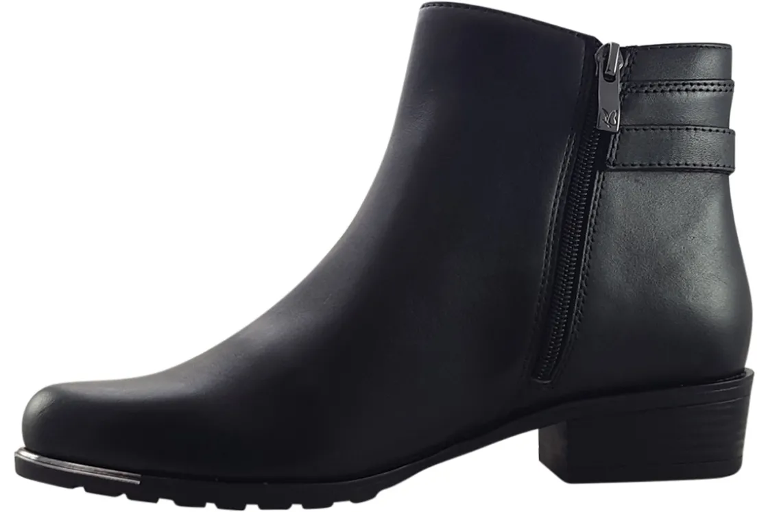 Women Caprice Womens Boots<Molly 25334-41 Womens Leather Ankle Boots