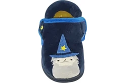 BOY Chipmunk Velcro | Warm Lined<Abracadabra FCH213012 Boys Velour Slippers