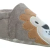 BOY Chipmunk Slip-On | Warm Lined<Lenny FCH140023 Boys Velour Slippers