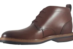 Clarks Plain Toe | Mens Boots<Aldwin Chukka Mid Tan Mens Leather Boots