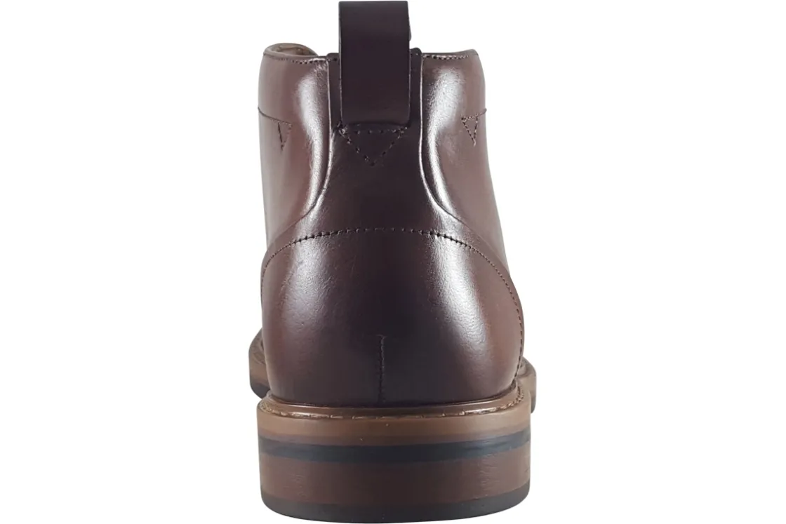 Clarks Plain Toe | Mens Boots<Aldwin Chukka Mid Tan Mens Leather Boots