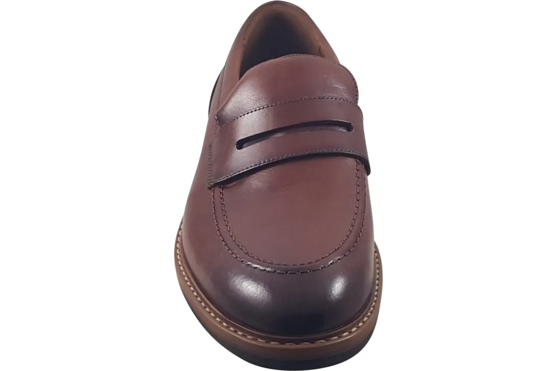 Clarks Mens Shoes<Aldwin Step Mens Loafers Brown
