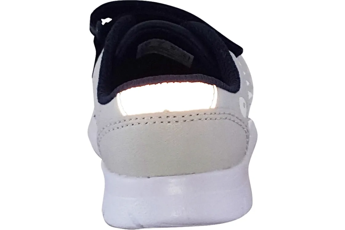 BOY Clarks Velcro | Boys Trainers<Ath Scale T Navy Boys Leather Trainers