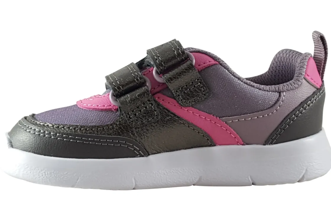 Clarks Velcro | Girls Trainers<Ath Shimmer T. Girls Sports Trainers