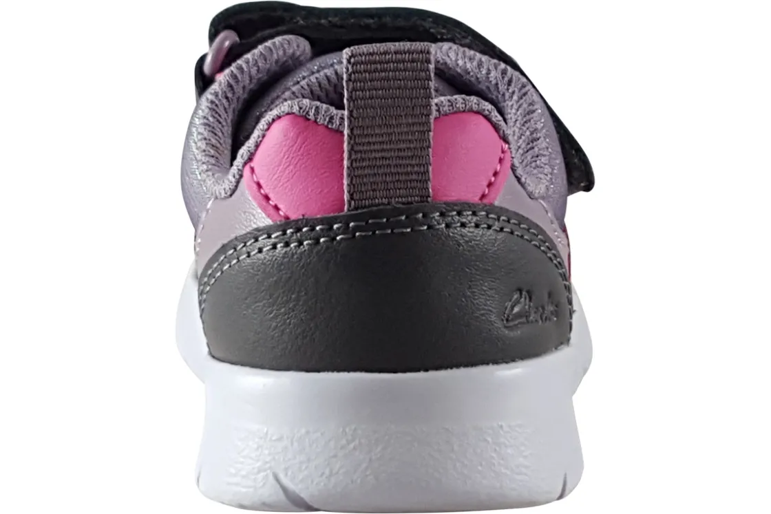 Clarks Velcro | Girls Trainers<Ath Shimmer T. Girls Sports Trainers