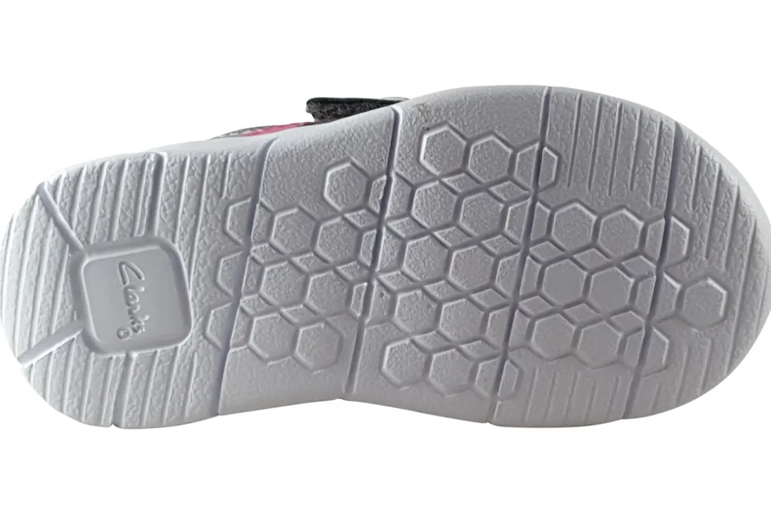 Clarks Velcro | Girls Trainers<Ath Shimmer T. Girls Sports Trainers
