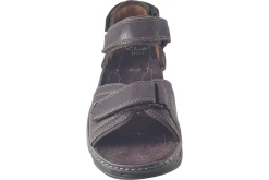 Clarks Mens Sandals<ATL Part Dark Brown Mens Leather Sandals