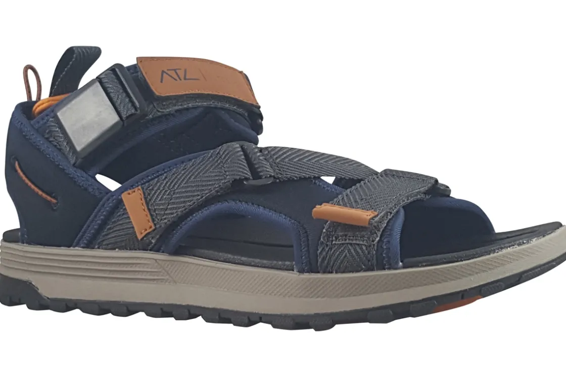 Clarks Mens Sandals<ATL Trek Tide Mens Sandals Navy