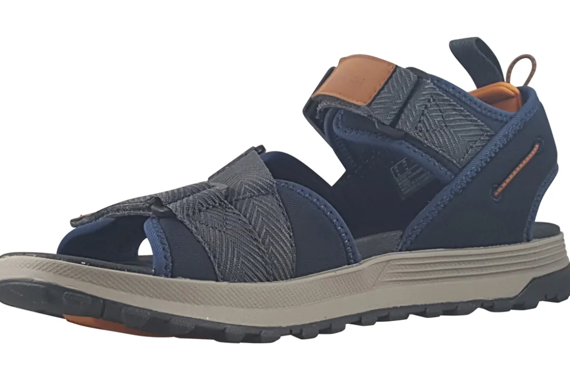 Clarks Mens Sandals<ATL Trek Tide Mens Sandals Navy