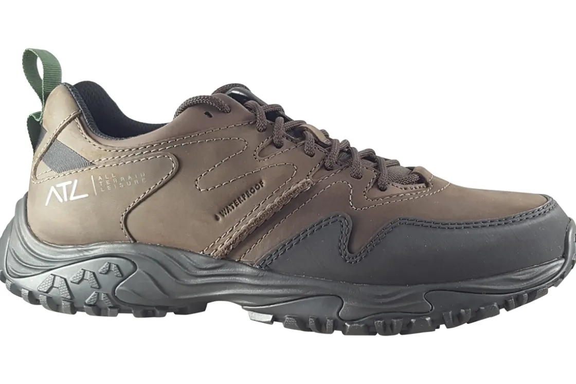 Clarks Mens Shoes<ATL Walk Go Dark Brown Mens Leather Waterproof Shoes