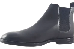 Clarks Mens Boots | Plain Toe<CitiStride Top Black Mens Leather Boots