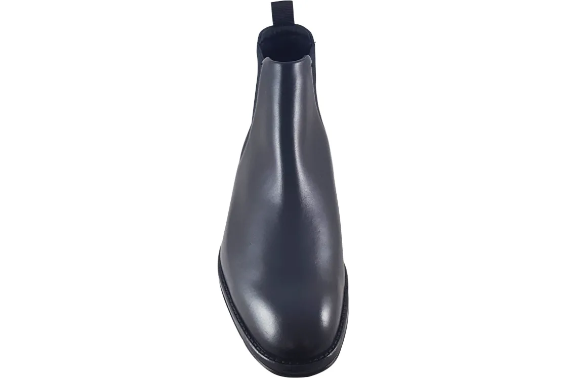 Clarks Mens Boots | Plain Toe<CitiStride Top Black Mens Leather Boots