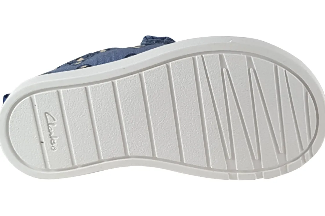 BOY Clarks Velcro | Washable<City Bright T Boys Shoes