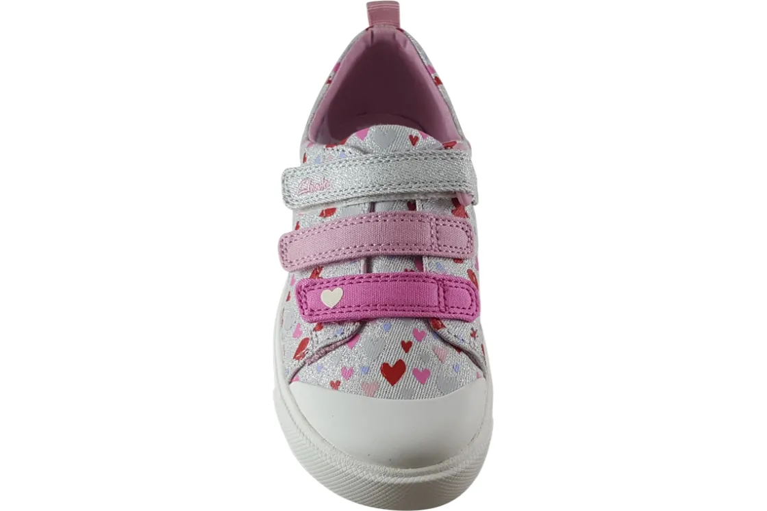 Clarks Velcro | Girls Shoes<City Vibe K. (F Fit) Girls Shoes