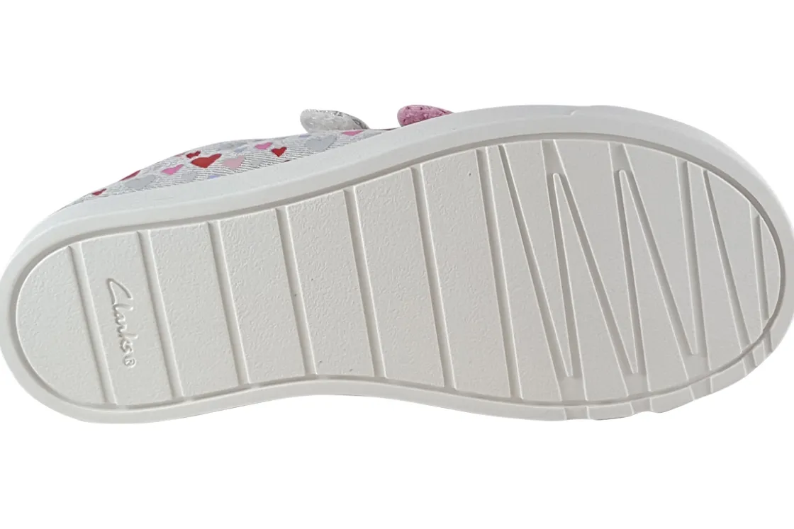 Clarks Velcro | Girls Shoes<City Vibe K. (F Fit) Girls Shoes