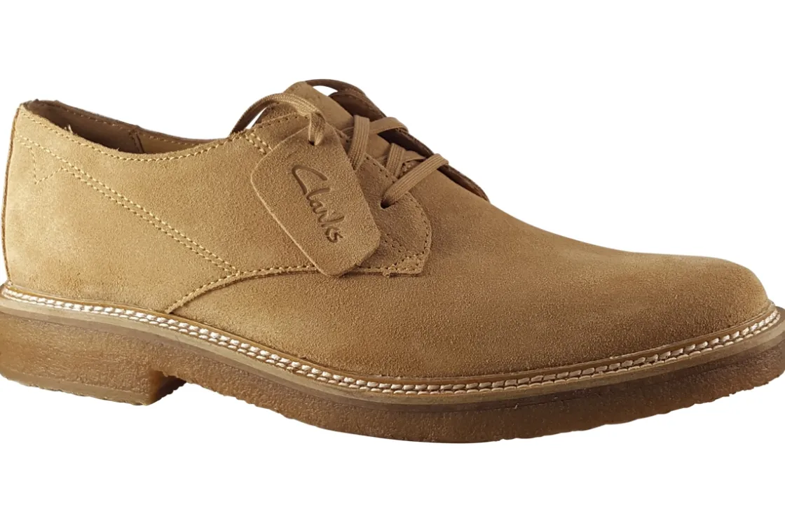 Clarks Plain Toe | Mens Shoes<ClarkdaleDerby Mens Suede Shoes