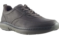 Clarks Apron Toe | Mens Shoes<Pro Lace Dark Brown Tumble Mens Leather Shoes