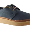 Clarks Plain Toe | Mens Shoes<Clarkwood Low Navy Mens Nubuck Shoes