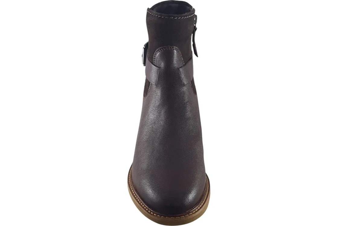 Women Clarks Womens Boots<Cologne Strap Womens Leather Ankle Boots