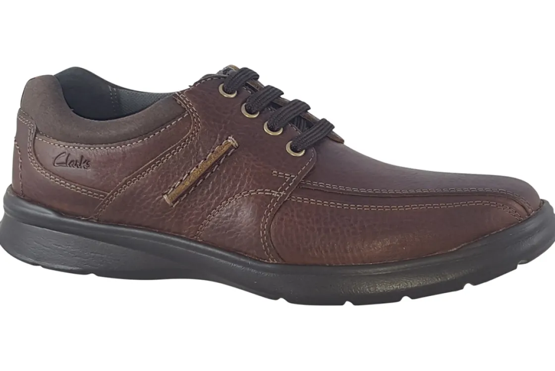Clarks Mens Shoes | Tramline Toe<Cotrell Walk Mens Leather Shoes
