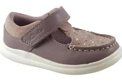 Clarks Velcro | Girls First Shoes<Crest Moc T. Girls Leather First Shoes