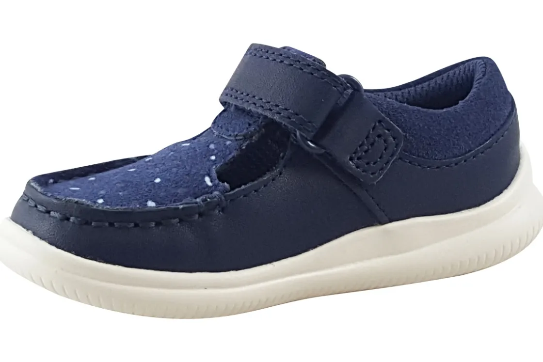 Clarks Velcro | Girls First Shoes<Crest Moc T. Girls Leather First Shoes