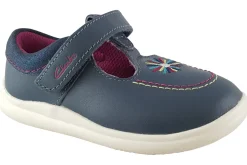 Clarks Velcro | Girls First Shoes<Crest Prom T. Girls Leather First Shoes