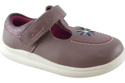 Clarks Velcro | Girls First Shoes<Crest Prom T. Girls Leather First Shoes