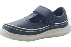 Clarks Velcro | Girls First Shoes<Crest Sky T Girls Leather First Shoes