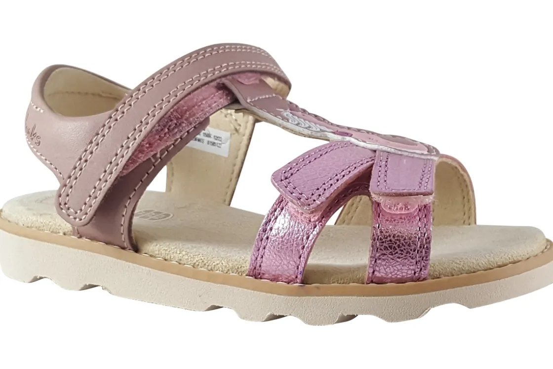 Clarks Girls Sandals<Crown Brill K. (F Fit) Girls Sandals