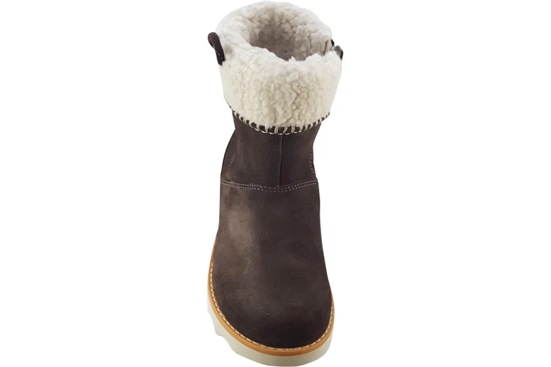 Clarks Zip | Warm Lined<Crown Loop K Girls Suede Leather Boots