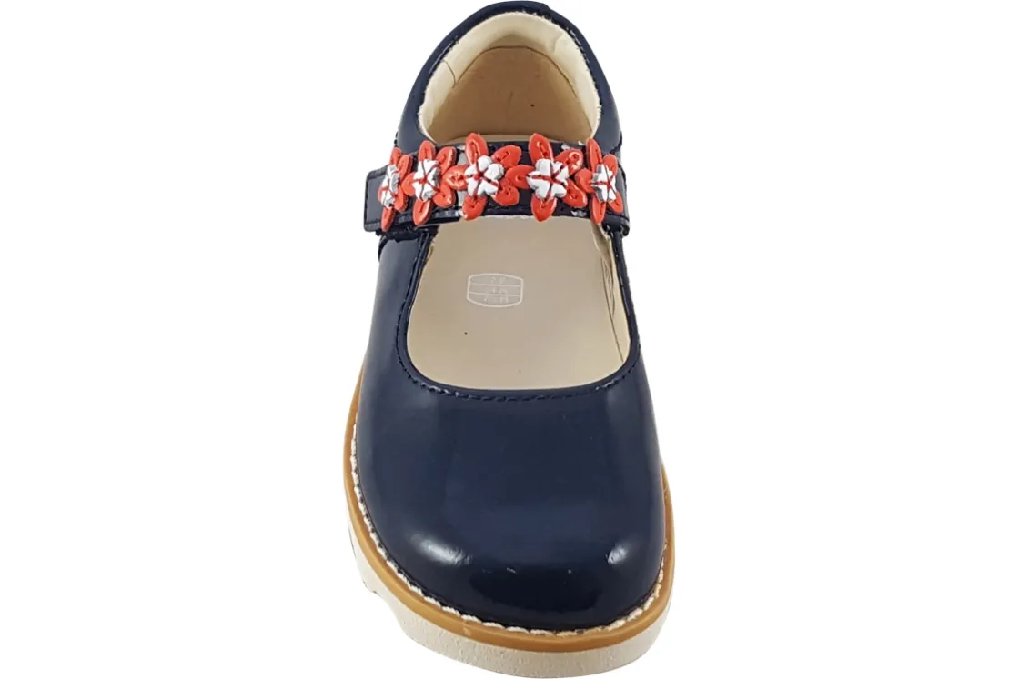 Clarks Velcro | Girls First Shoes<Crown Petal T Girls Leather Patent First Shoes