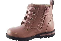 Clarks Zip | Girls Boots<Dabi Lace T. Dusty Pink Girls Leather Patent Boots