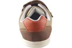 BOY Clarks Velcro | Podiatrist Approved<Den Stripe T Boys Leather First Shoes