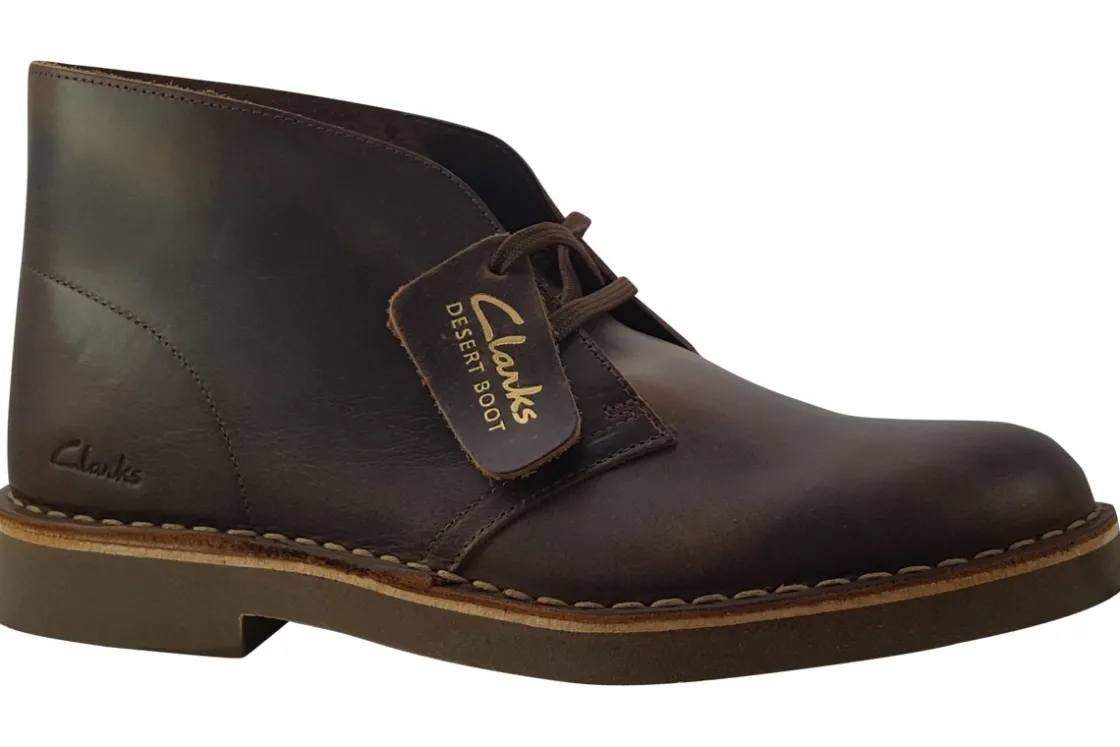 Clarks Plain Toe | Mens Boots<Desert Boot Evo Beeswax Mens Leather Boots