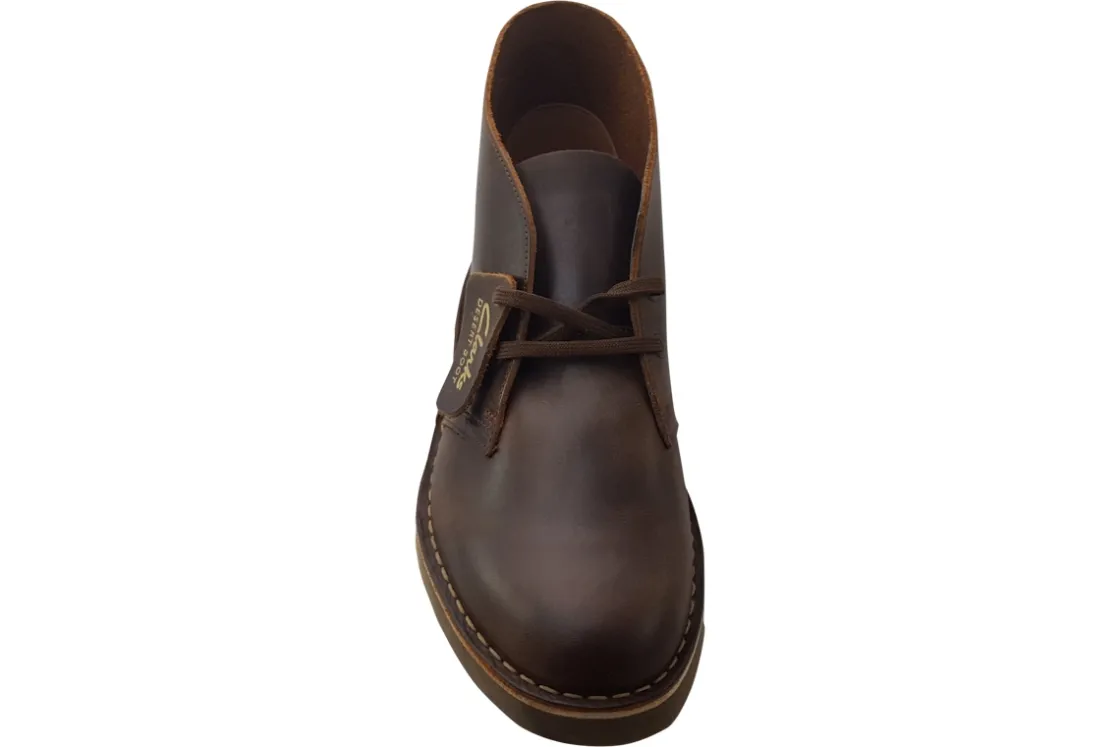 Clarks Plain Toe | Mens Boots<Desert Boot Evo Beeswax Mens Leather Boots