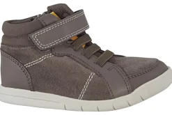 BOY Clarks Zip | Boys Boots<Emery Beat T Brown Boys Suede Leather Boots
