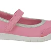 Clarks Velcro | Girls Shoes<Emery Halo T Pink Girls Leather Shoes