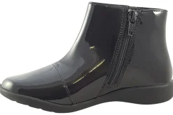 Clarks Zip | Girls Boots<Etch Trail K. Girls Leather Patent Boots